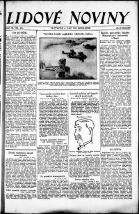 Lidov noviny z 4.9.1930, edice 2, strana 1