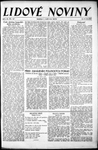 Lidov noviny z 4.9.1932, edice 2, strana 1