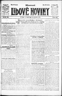 Lidov noviny z 4.12.1917, edice 1, strana 1