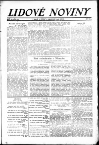 Lidov noviny z 4.12.1923, edice 1, strana 1