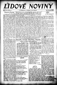 Lidov noviny z 5.1.1924, edice 1, strana 1