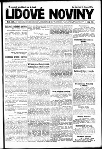 Lidov noviny z 5.4.1917, edice 2, strana 1