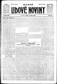 Lidov noviny z 5.4.1918, edice 1, strana 1