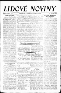 Lidov noviny z 5.4.1924, edice 2, strana 1
