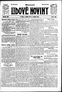 Lidov noviny z 5.5.1917, edice 1, strana 1