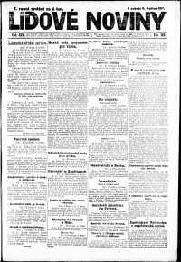 Lidov noviny z 5.5.1917, edice 2, strana 1