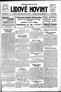 Lidov noviny z 5.5.1917, edice 3, strana 1