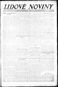 Lidov noviny z 5.5.1920, edice 2, strana 1
