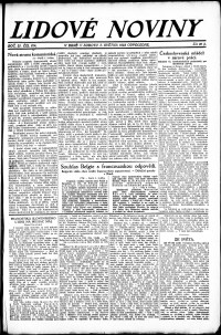 Lidov noviny z 5.5.1923, edice 2, strana 1