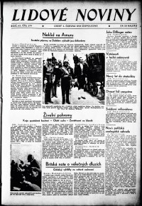 Lidov noviny z 5.6.1934, edice 2, strana 1