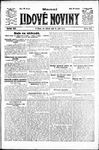 Lidov noviny z 5.9.1917, edice 1, strana 1