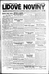 Lidov noviny z 5.9.1917, edice 2, strana 1