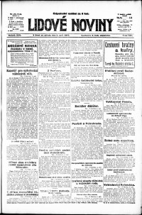 Lidov noviny z 5.9.1917, edice 3, strana 1