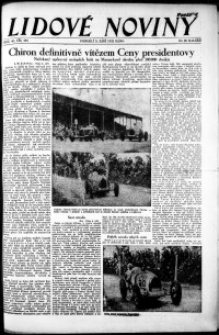 Lidov noviny z 5.9.1932, edice 1, strana 1