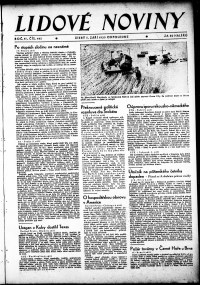Lidov noviny z 5.9.1933, edice 2, strana 1