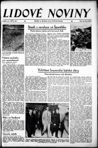 Lidov noviny z 5.10.1934, edice 2, strana 1