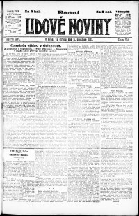 Lidov noviny z 5.12.1917, edice 1, strana 1