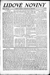 Lidov noviny z 5.12.1923, edice 2, strana 1