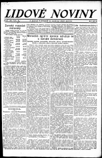 Lidov noviny z 6.1.1920, edice 1, strana 1