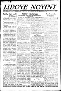 Lidov noviny z 6.3.1920, edice 1, strana 1