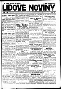Lidov noviny z 6.4.1917, edice 2, strana 1
