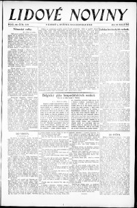 Lidov noviny z 6.5.1924, edice 2, strana 1