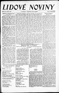 Lidov noviny z 6.6.1924, edice 1, strana 1