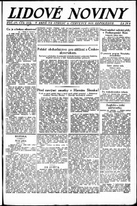 Lidov noviny z 6.7.1921, edice 2, strana 1