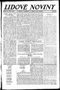 Lidov noviny z 6.8.1921, edice 2, strana 1