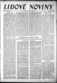 Lidov noviny z 6.9.1934, edice 1, strana 1