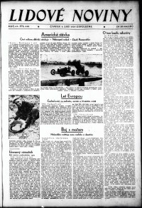 Lidov noviny z 6.9.1934, edice 2, strana 1