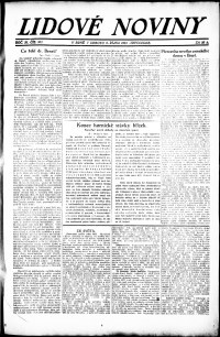 Lidov noviny z 6.10.1923, edice 2, strana 1