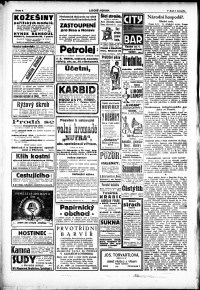 Lidov noviny z 6.11.1920, edice 1, strana 6