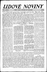 Lidov noviny z 6.11.1923, edice 2, strana 1