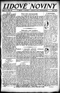 Lidov noviny z 7.1.1921, edice 2, strana 1