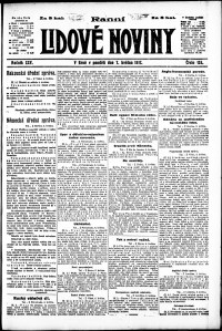 Lidov noviny z 7.5.1917, edice 1, strana 1