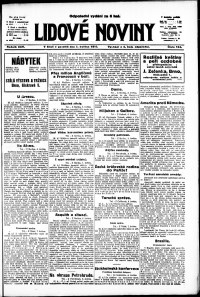 Lidov noviny z 7.5.1917, edice 2, strana 1