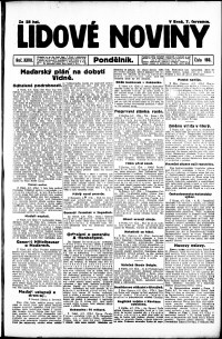 Lidov noviny z 7.7.1919, edice 1, strana 1