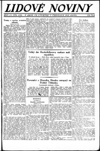 Lidov noviny z 7.7.1921, edice 1, strana 1