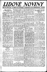 Lidov noviny z 7.7.1921, edice 2, strana 1