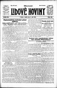 Lidov noviny z 7.9.1917, edice 1, strana 1