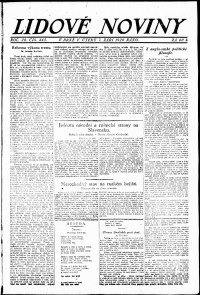 Lidov noviny z 7.9.1920, edice 1, strana 1