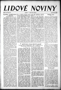 Lidov noviny z 7.9.1934, edice 1, strana 1