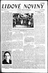 Lidov noviny z 7.10.1929, edice 2, strana 1
