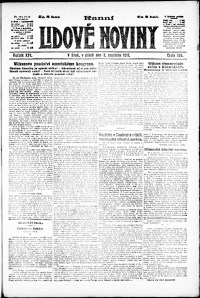 Lidov noviny z 7.12.1917, edice 1, strana 1