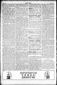 Lidov noviny z 8.1.1921, edice 1, strana 4