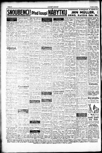 Lidov noviny z 8.1.1921, edice 1, strana 8