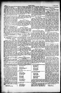 Lidov noviny z 8.2.1921, edice 1, strana 2