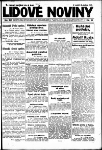Lidov noviny z 8.4.1917, edice 2, strana 1