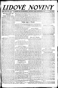 Lidov noviny z 8.4.1920, edice 2, strana 1